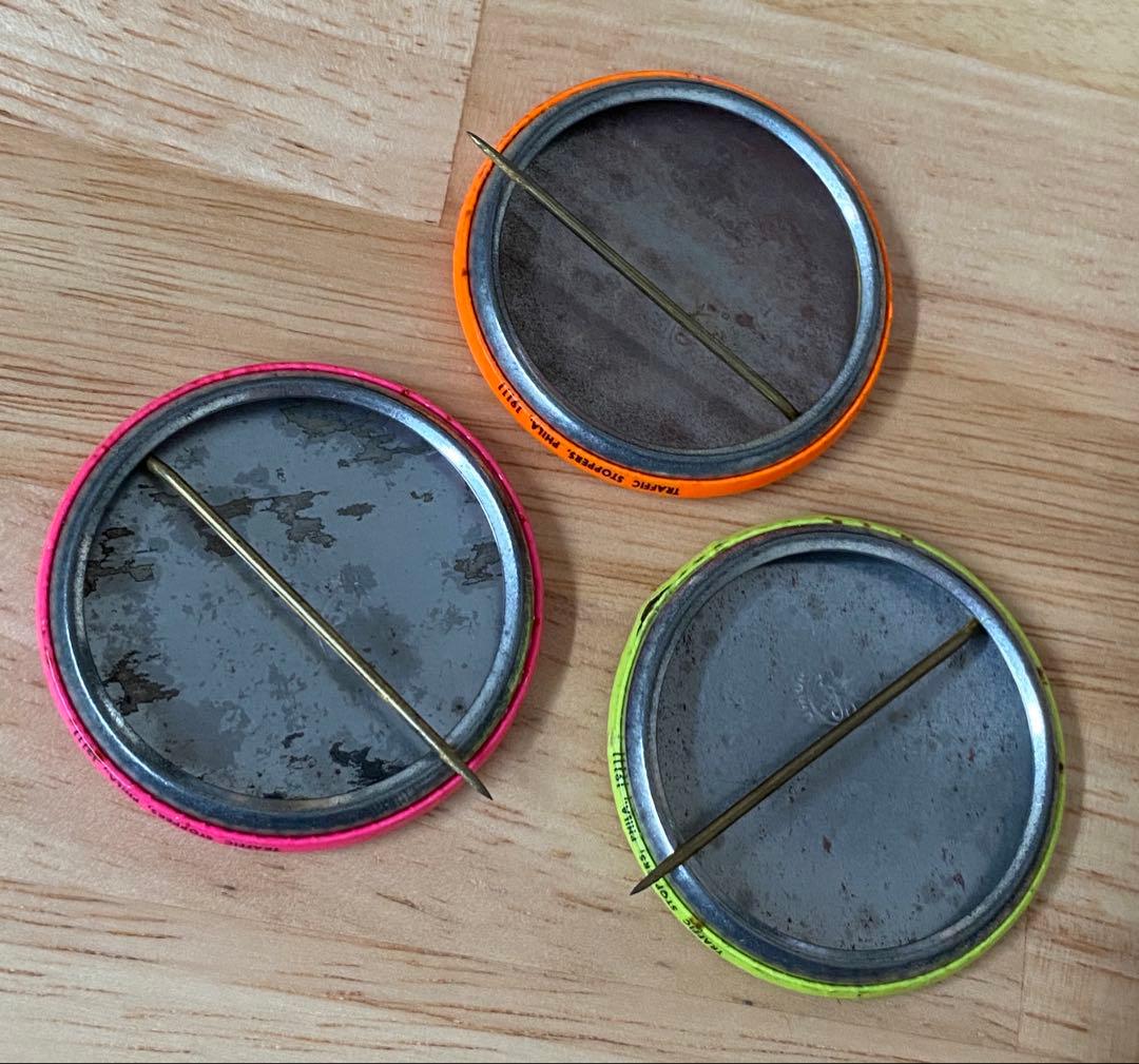 60's 70's ヴィンテージ vintage SHIT スマイリー 缶バッジ