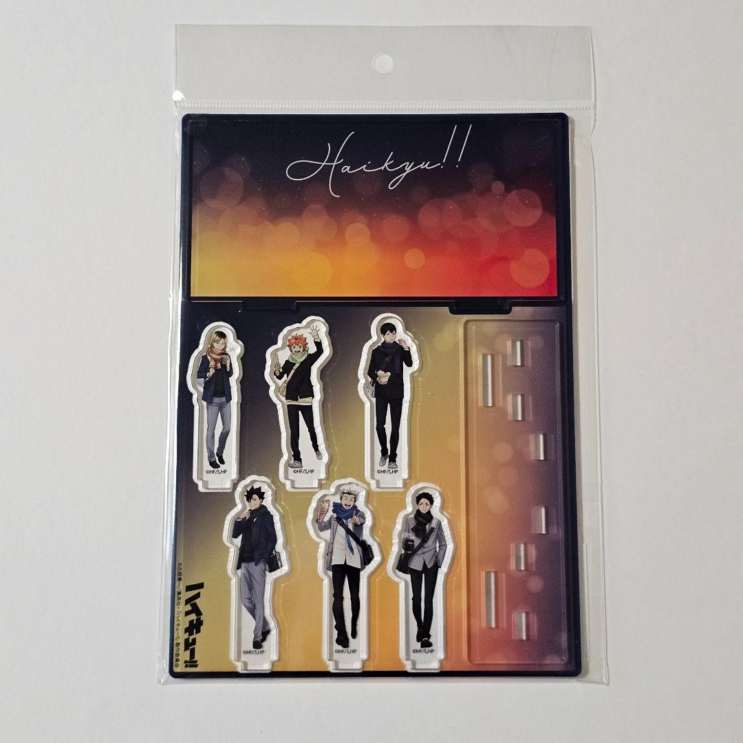 ハイキュー!!　コスモワールド　特大アクリルフィギュア　アクリルスタンド　特典