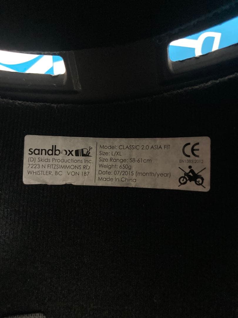 スキー・スノーボードアクセサリー sandbox CLASSIC 2.0 ASIA FIT L/XL