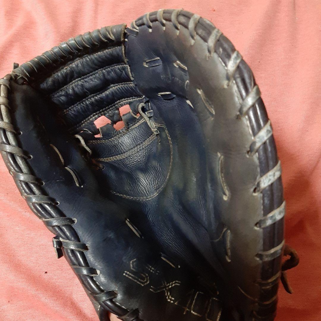 ヴィンテージ金田正一記念モデルＳＸ400野球ファーストミット軟式用