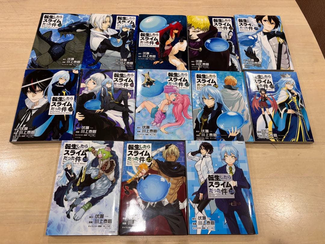 転生したらスライムだった件(1巻〜28巻) 関連本8冊　合計36冊セット
