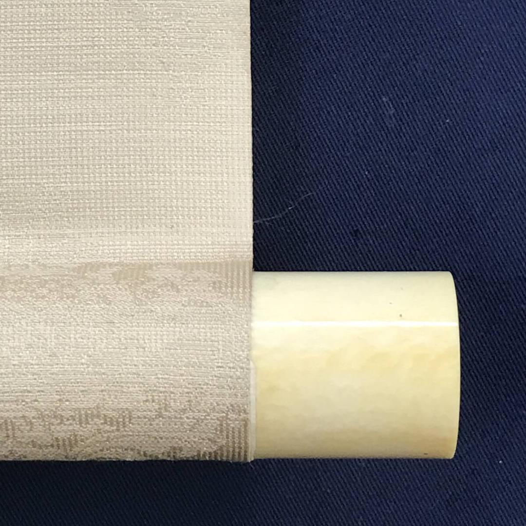 真作/高木富三/嵐山春景/保津川/山水図/青緑岩絵具/掛軸/名家伝来AH-563