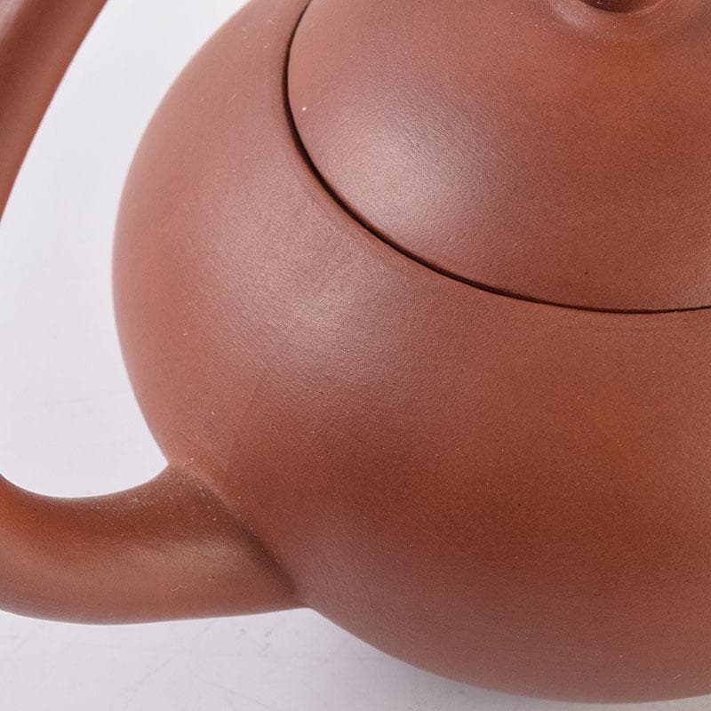 中国　紫砂　朱泥　急須　茶壷　在銘　V　R9047