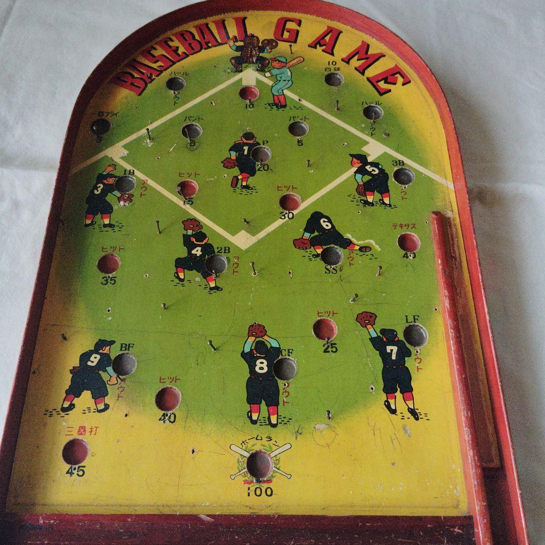 昭和レトロ　Vintage　ピンボール　野球