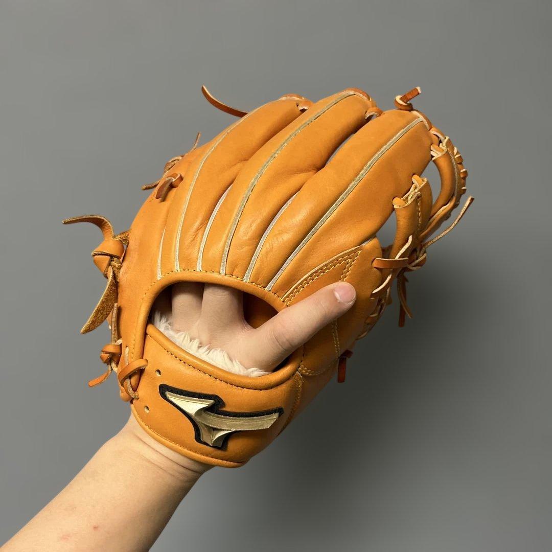 1221 ミズノ グローバルエリート 坂本勇人モデル 極美品 軟式内野手グローブ
