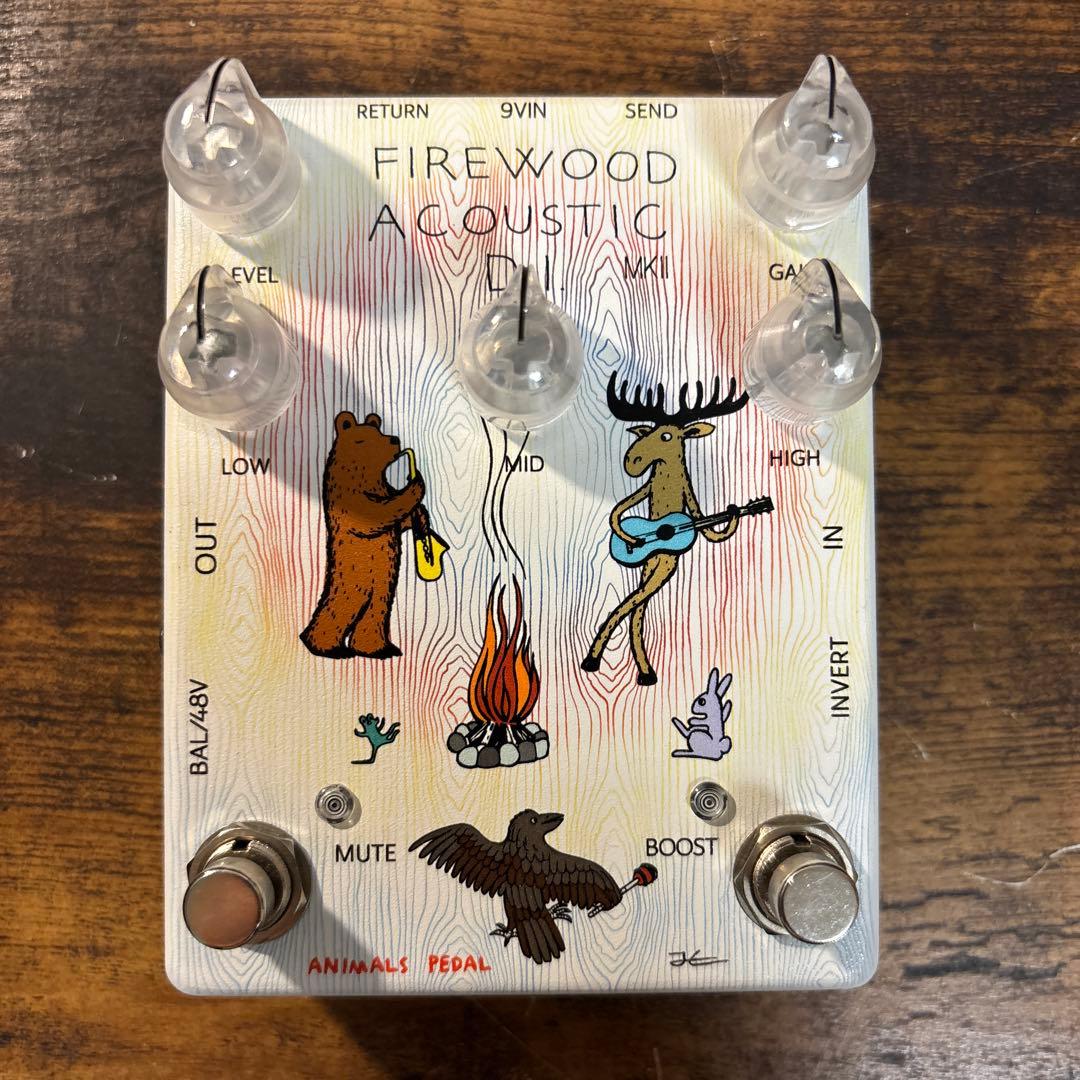 ギター Animals Pedal Firewood Acoustic D.I.