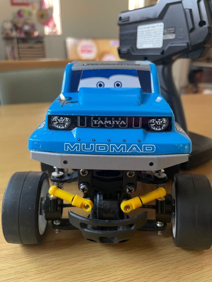 （値下げ不可）TAMIYA MUDMAD ラジコンカー 青　sw-01