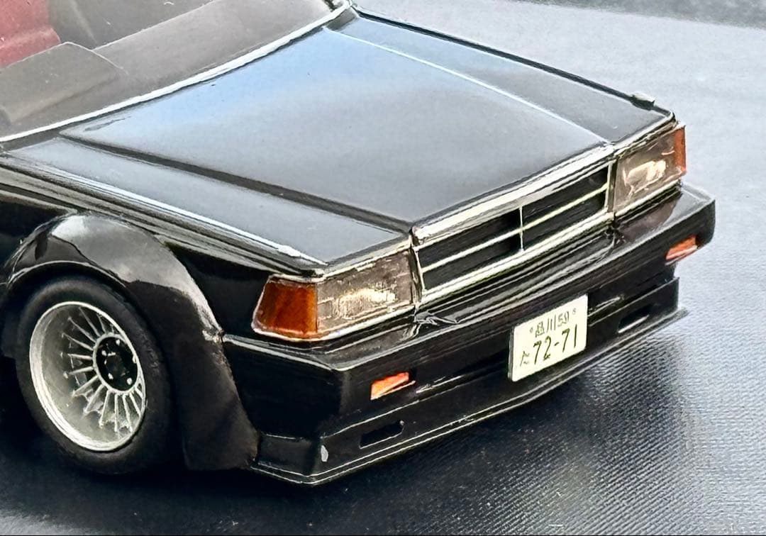 ジ*ー様 【絶版完成品】フジミ•Y30 グロリア　前期型　エアダムワークス