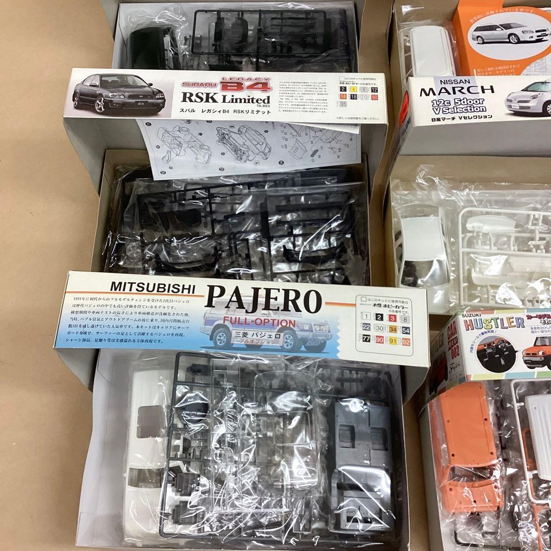 フジミ模型 1/24スケール ハスラーなど現行車含むプラモ9個セット 未組立品