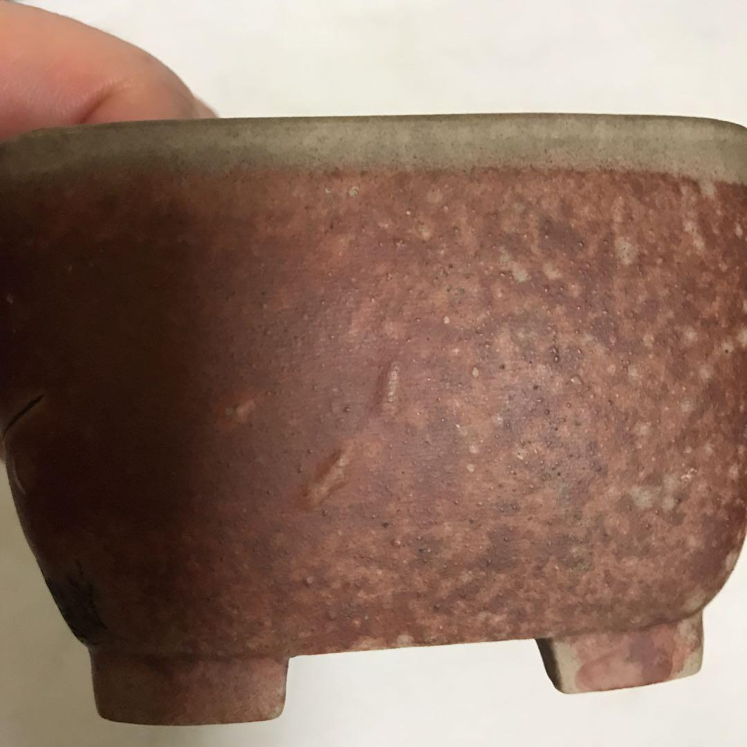 盆栽鉢　小品盆栽鉢　文山盆栽鉢東海道五十三次希少レア時代骨董鉢