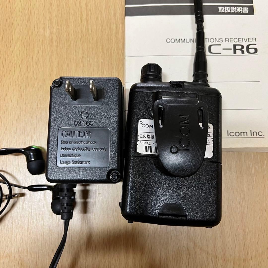 icom ハンディレシーバー IC-R6 DIAMONDアンテナSRH789