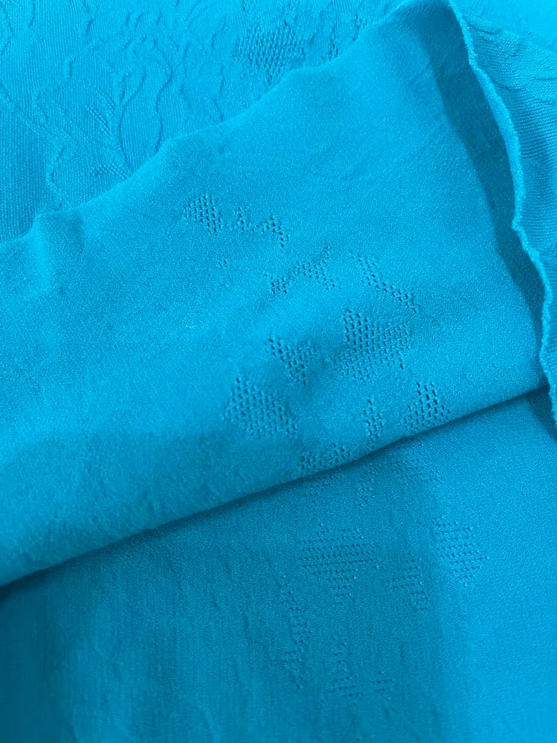 即購入OK❣️チャコット　ノーソーイングニットS〜M ターコイズカラー美品❣️