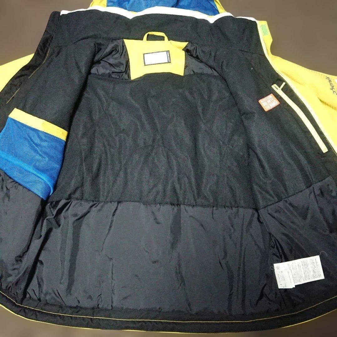 送料無料【PHENIX】イエロー×グレースキーウェア上下セット L/L