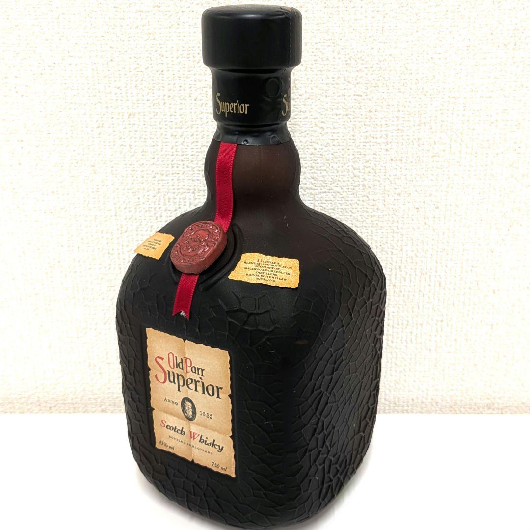 オールドパー　スーペリア　750ml 43％　古酒　未開栓　箱あり
