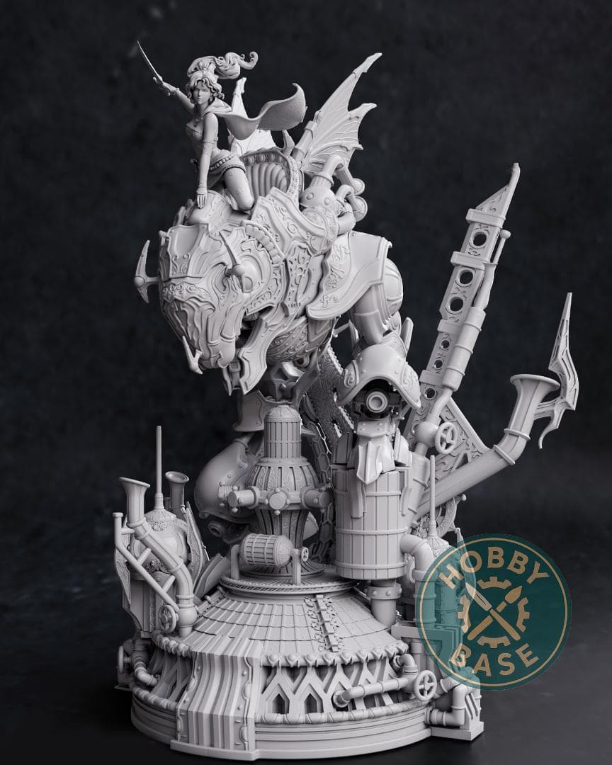 【FFVI】魔導アーマー ＆ ティナ ガレージキット - 未塗装・未組立