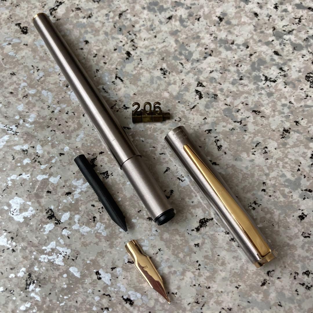 #206 オーバーホール済み 万年筆 モンブラン Noblesse 14k