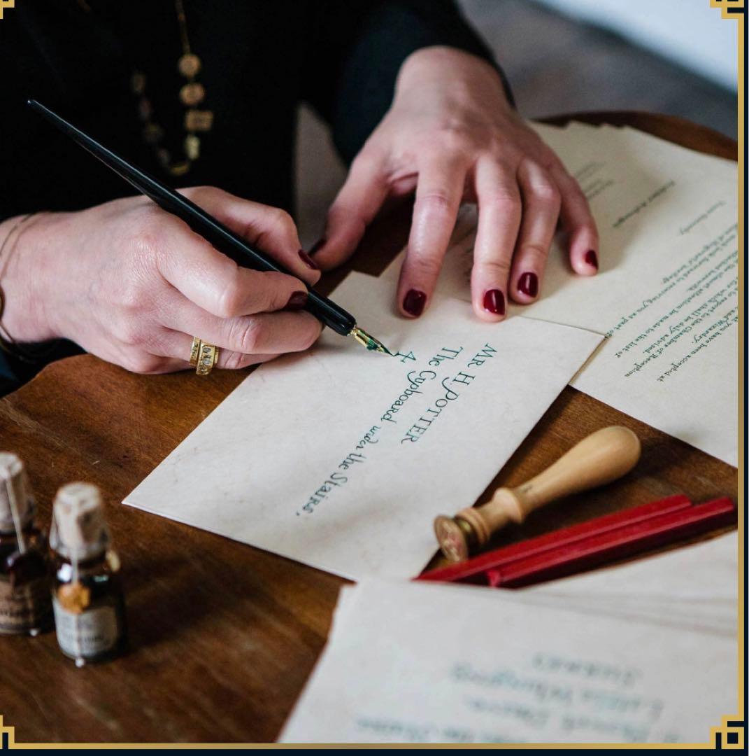 ハリーポッター ミラフォラ・ミナ手書き　ホグワーツ入学許可証レター手書きレプリカ