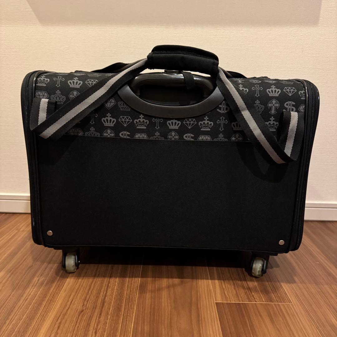 PET PARADISE コロコロキャリー L 王冠柄 キャスター付き　3WAY