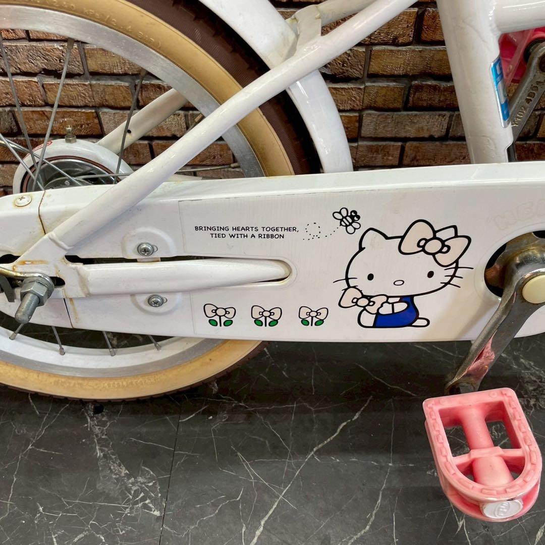 【103】子供用自転車 子供車 HELLO KITTY レッドホワイト