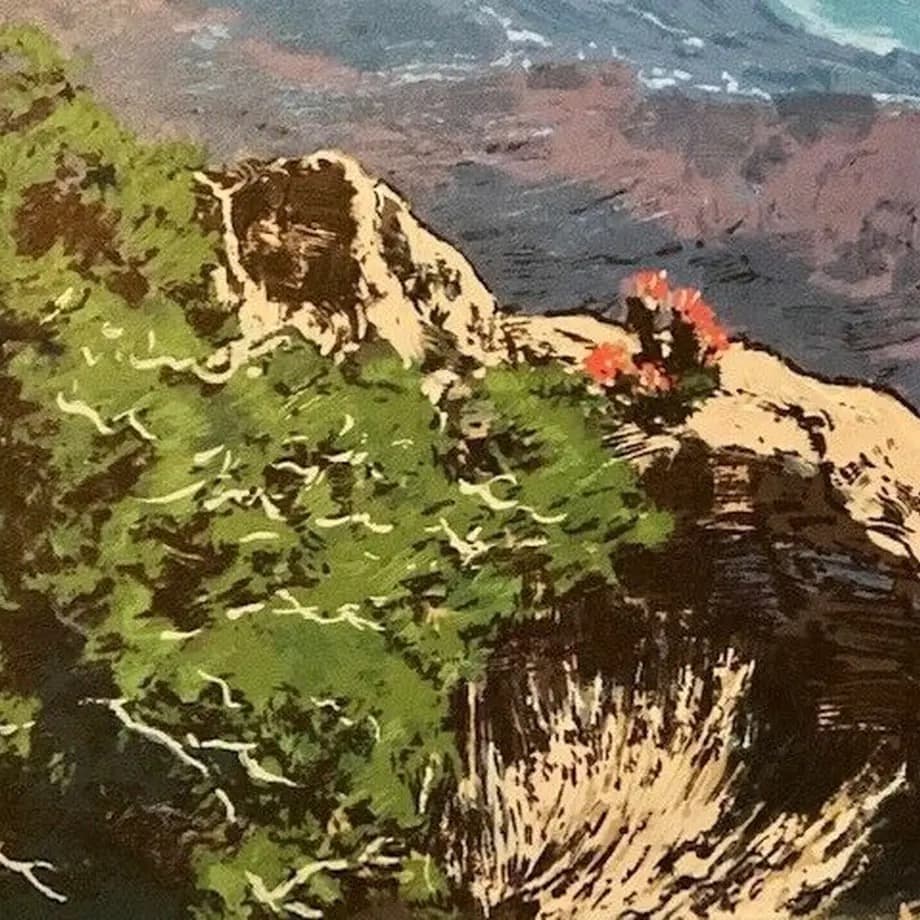 50年代　Robert Wood　ロバートウッド　シルクスクリーン　アート作品