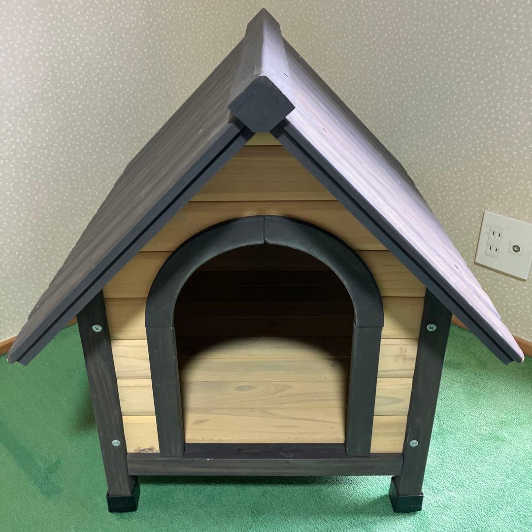 アイリスオーヤマ　木製犬小屋 中型犬用