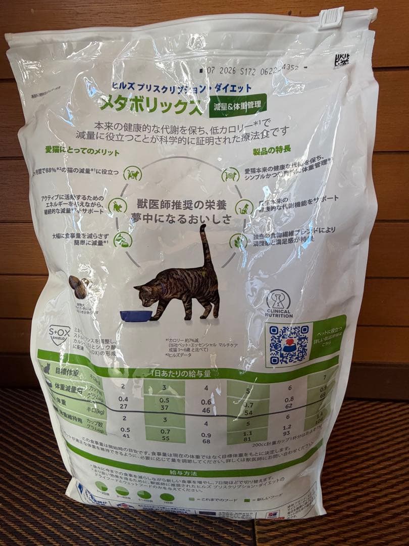 ヒルズ◎メタボリックス チキン4kg×2袋