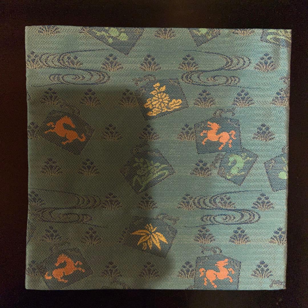 茶道用古帛紗 青地