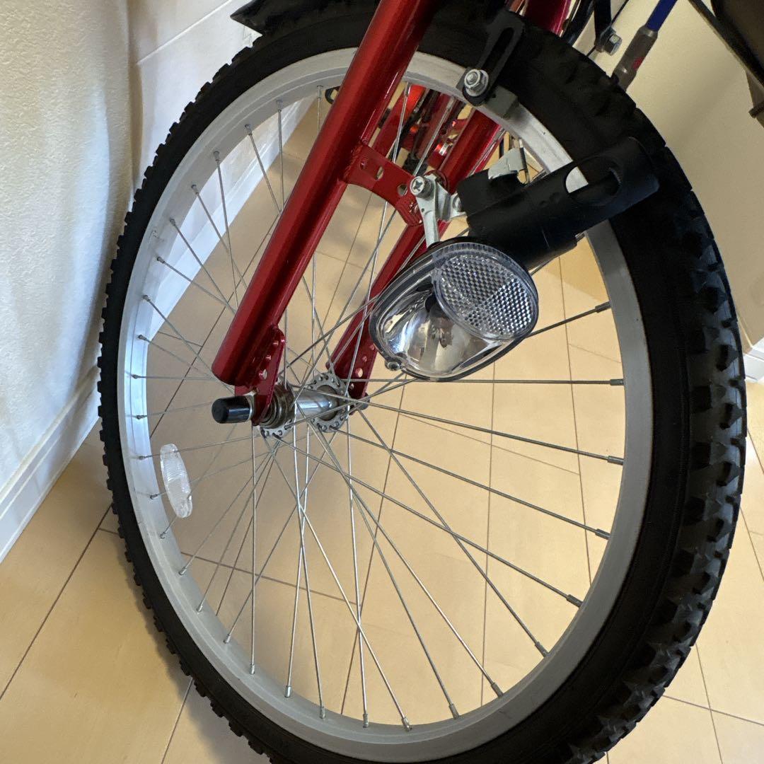 子供用　マウンテンバイク　24インチ　自転車　赤　キッズ　男の子　愛知県　レッド