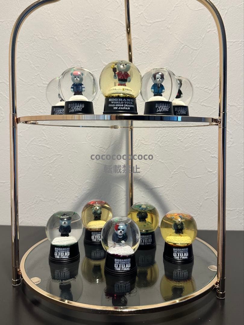 BIGBANG スノードーム　まとめ売り　コレクションケースつき