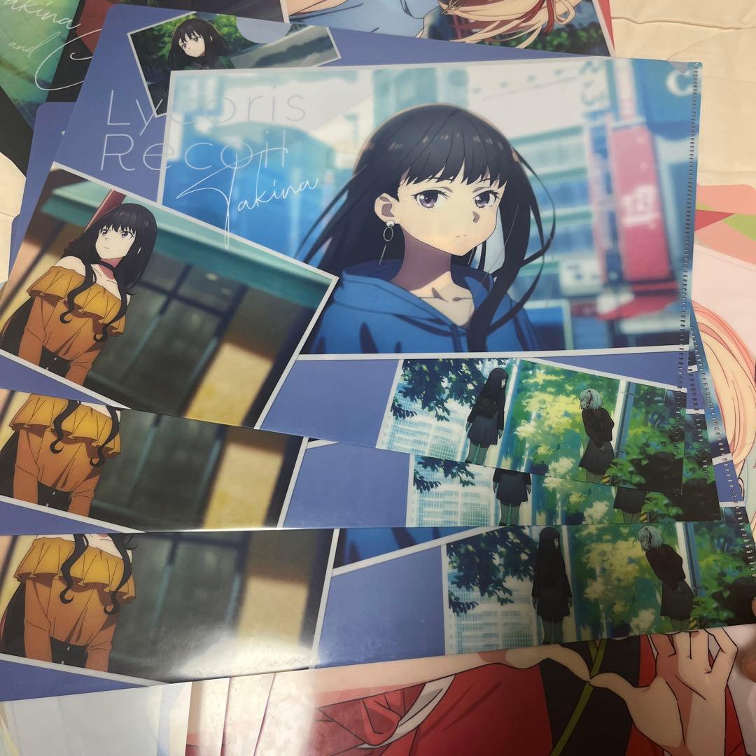 リコリコ　ローソン　ファイル　7種 計21枚