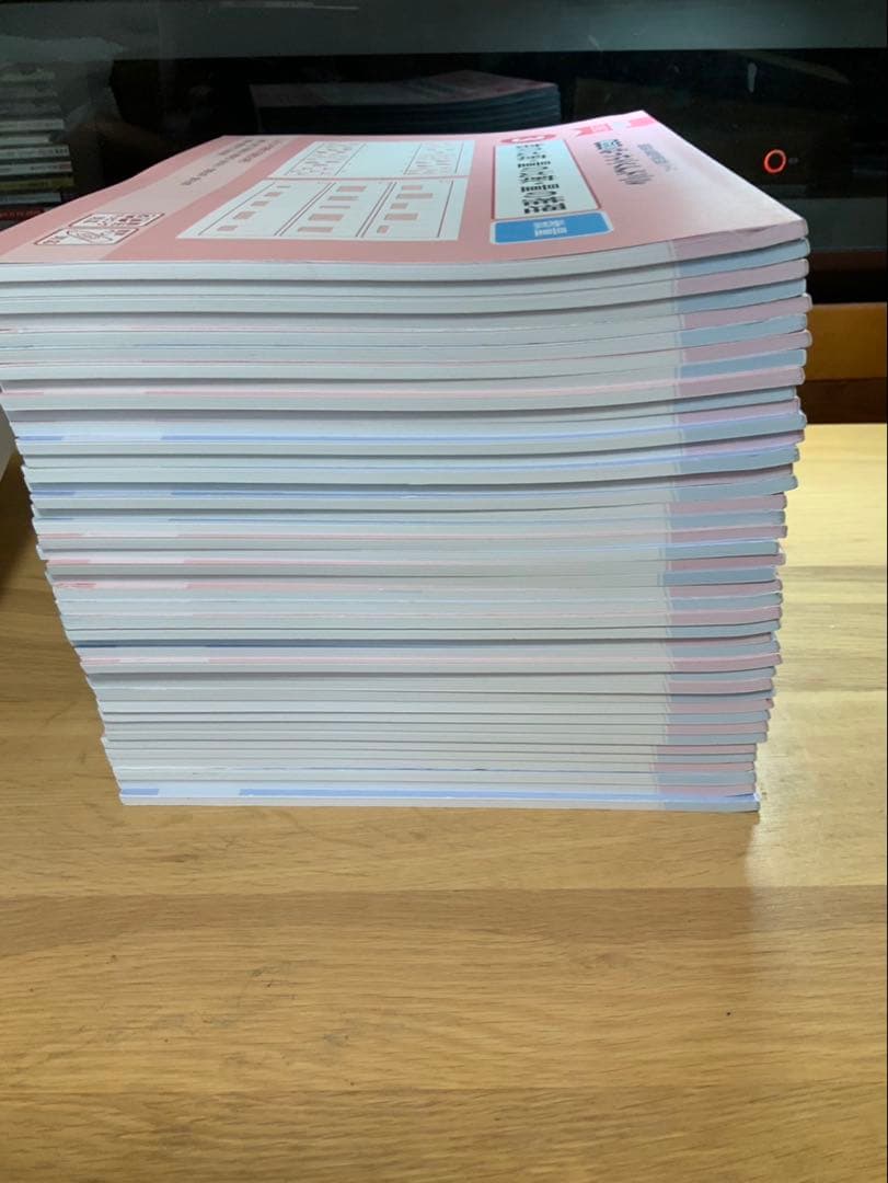 理英会　ばっちりくんドリル リニューアル42冊（裁断無し）とタッチペン