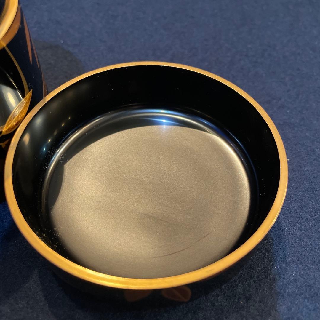 茶道具『雪吹 笹露 棗』輪島塗の名工【茶平 一斎】(作)共箱　※美品