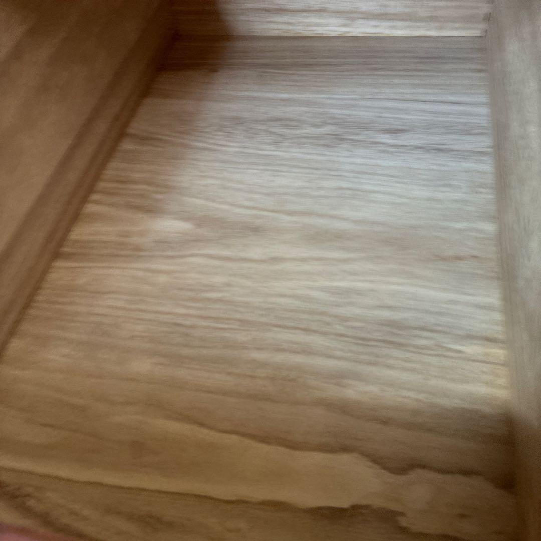 和風赤茶色木製箪笥　鍵付