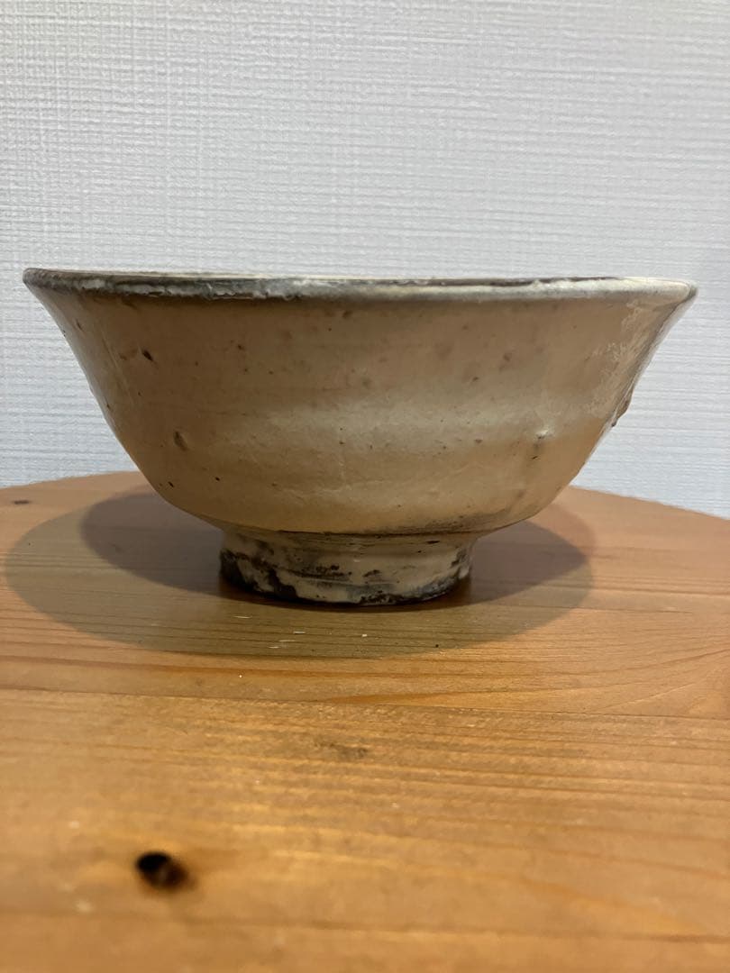 森岡成好 粉引　茶碗