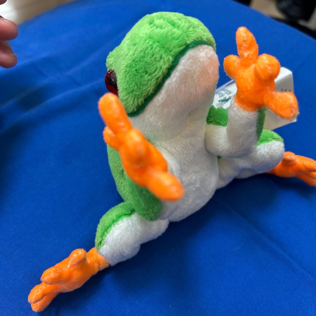 非売品レアRainforest Alliance 新品カエルのぬいぐるみ