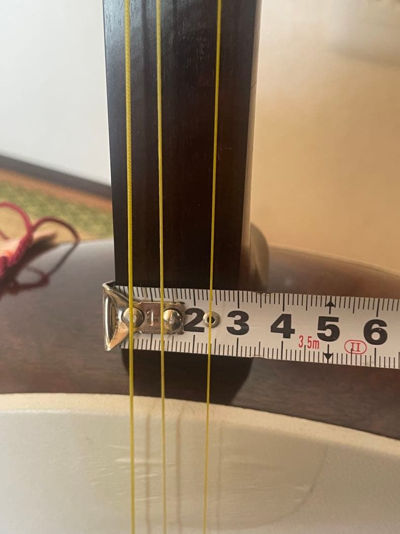 三味線　紫檀 糸巻 撥 天然素材