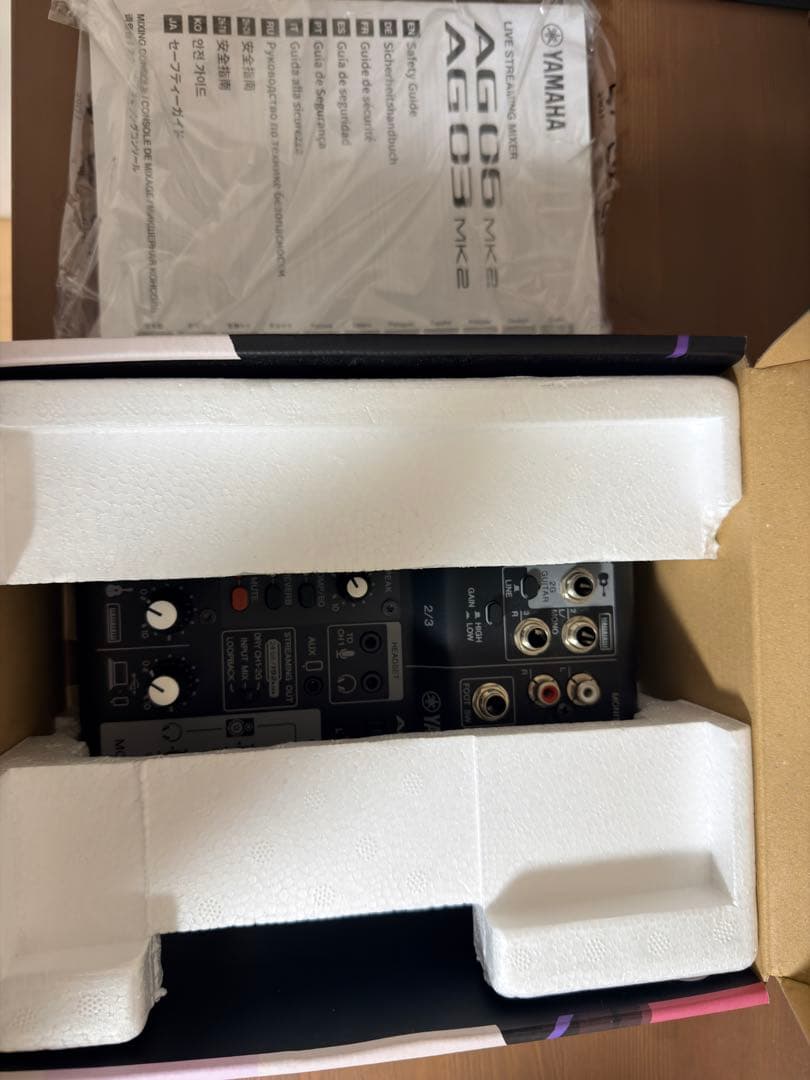 YAMAHA AG03 MK2 オーディオインターフェイス