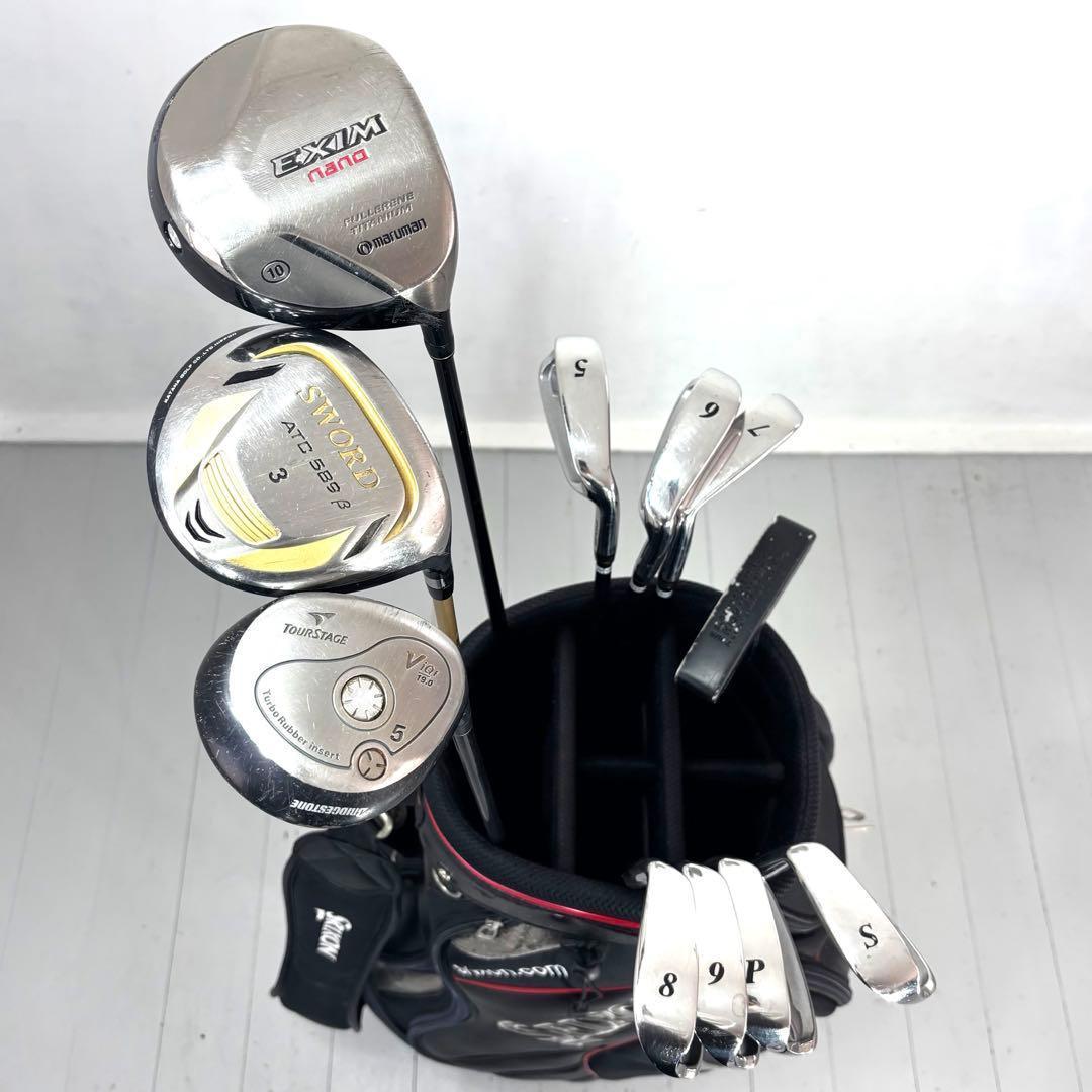 本格派 メンズゴルフクラブ 11本 フルセット ゴルフセット お試しセット