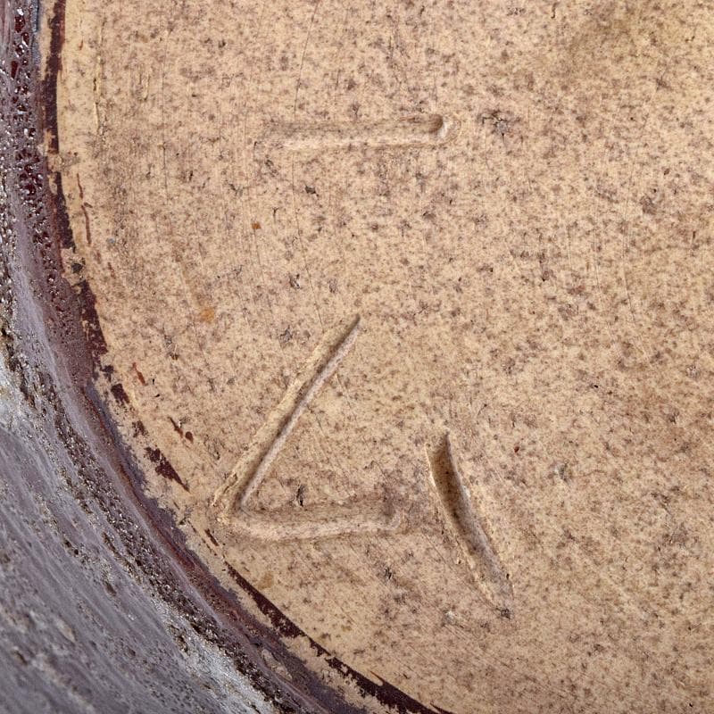 茶道具　加藤唐九郎（一ム斎）作　鼡志野算玉　水指　清水公照極め箱　MR9414B