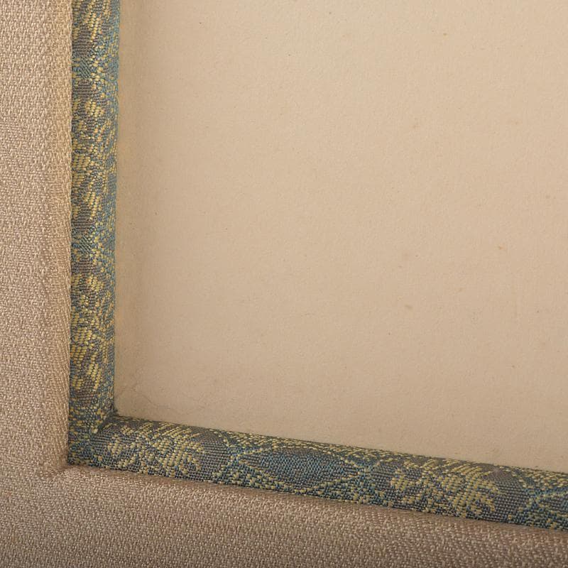 陶芸家　川瀬竹春画　水墨　鳳首瓶図　額装　珍品　C　R7234B