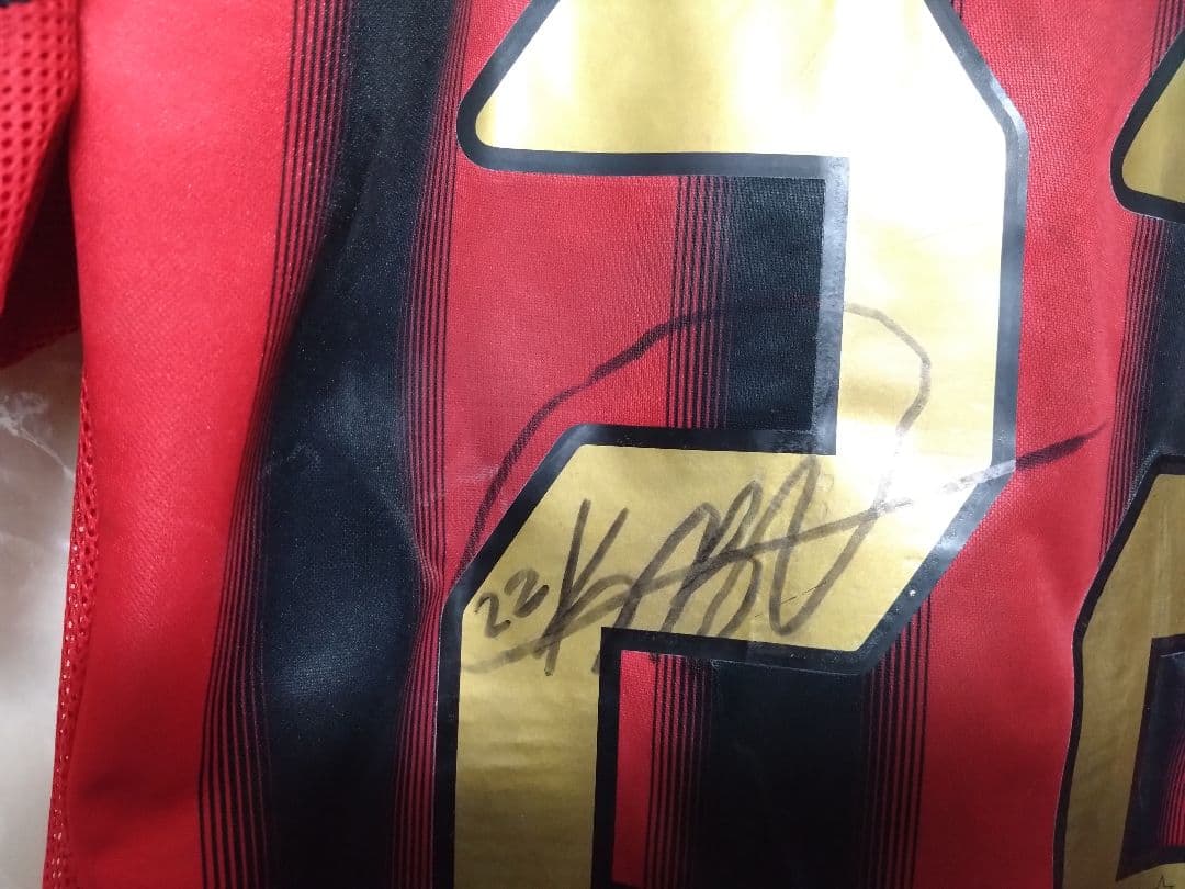 2004/2005 支給 #22 カカ ACミラン 直筆サイン入りユニホーム