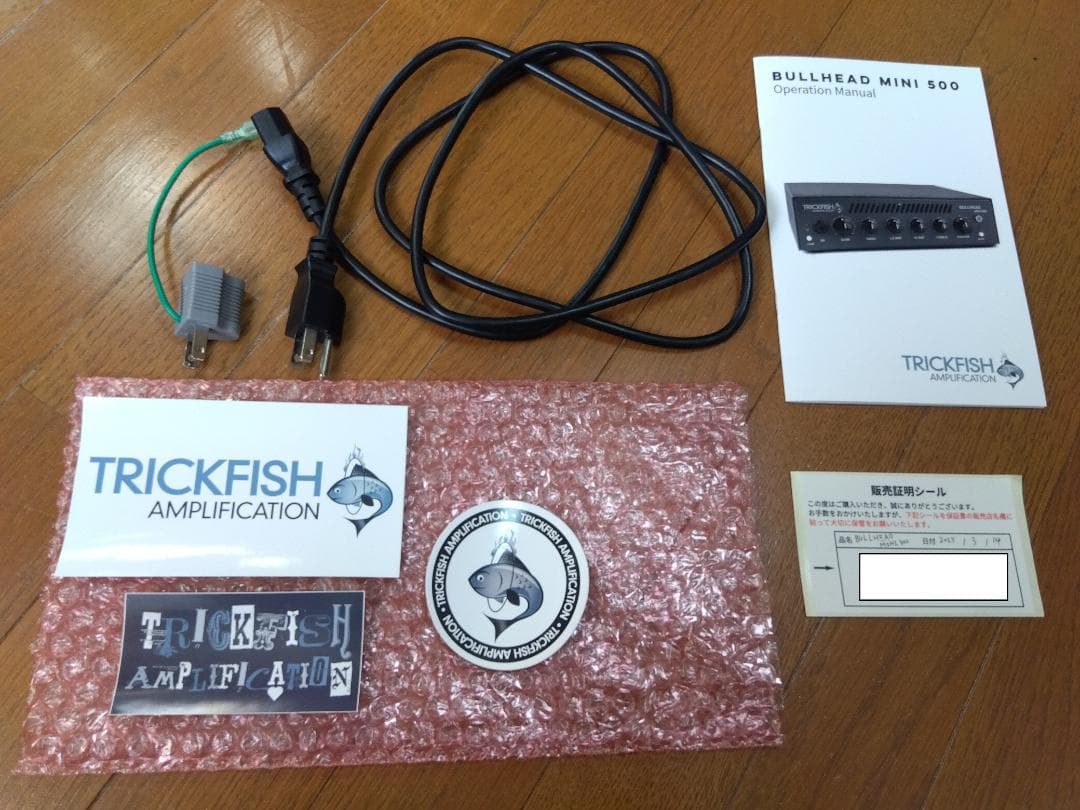【新品同様】TRICKFISH Bullhead Mini 500［付属品完備］