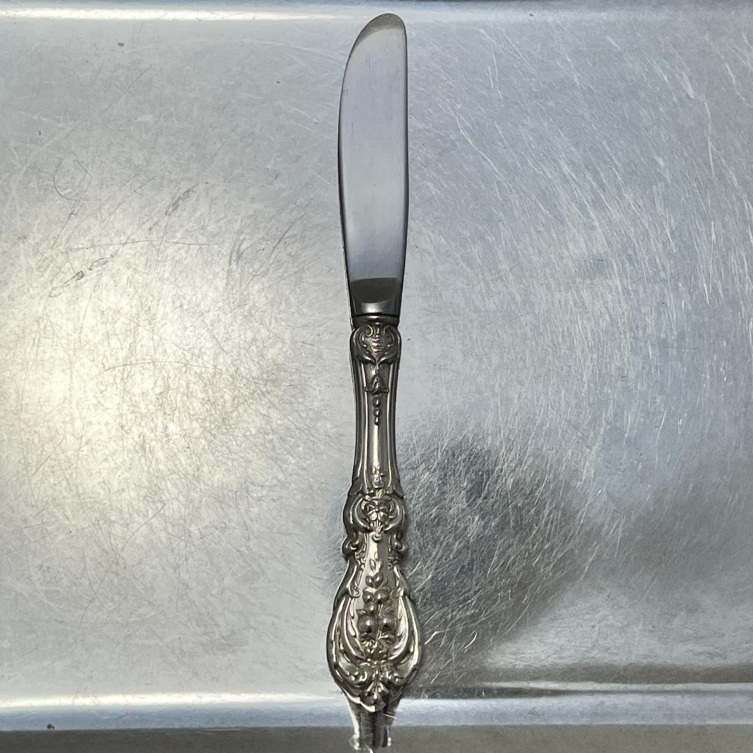 【Reed & Barton】 【純銀ハンドル】バターナイフ Francis I