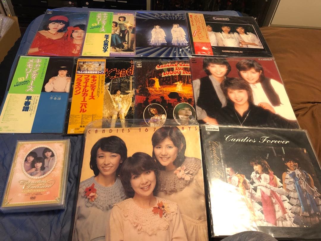 キャンディーズ 貴重コレクション アナログLPレコード／LD／DVDコレクション