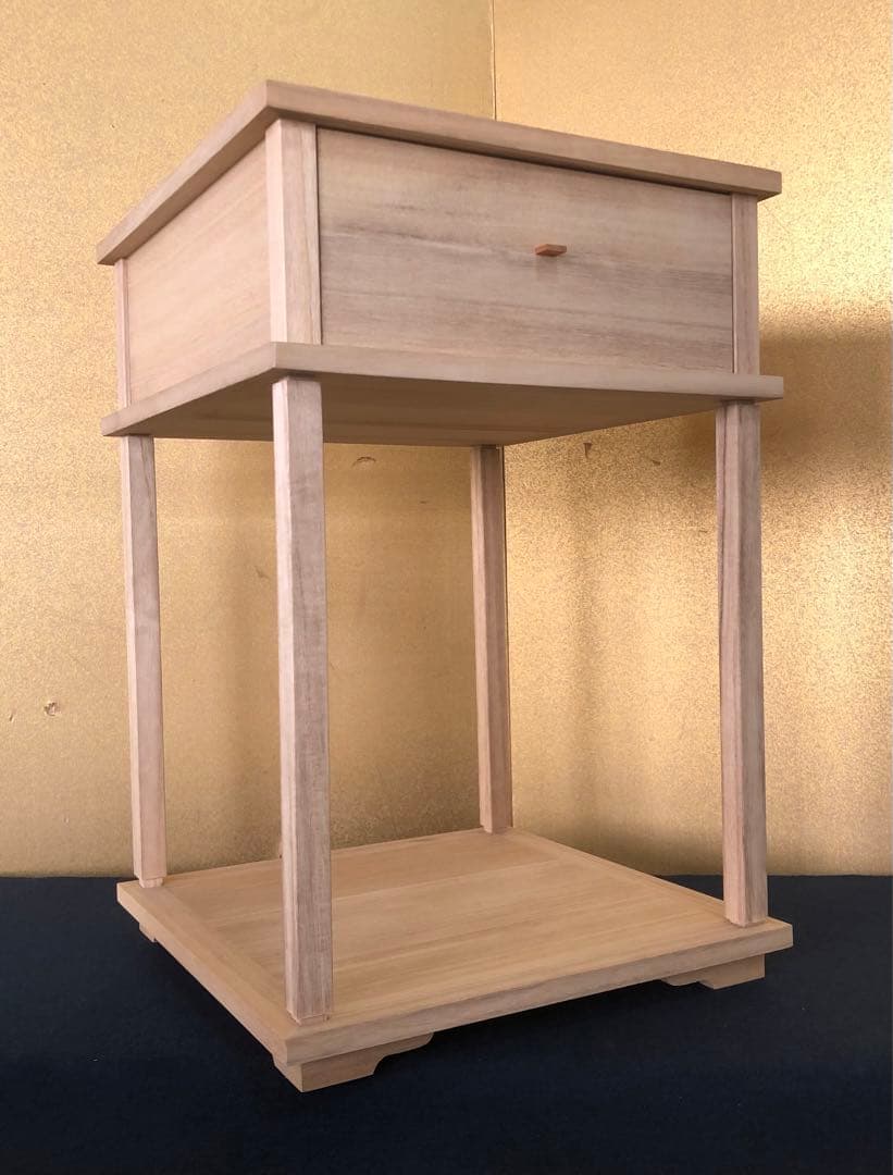 《R》茶道具 江岑棚 組立式 桐木地 元箱　260212け2