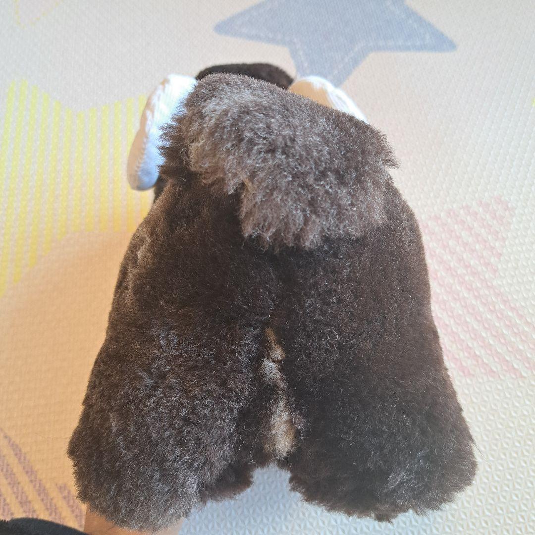 Sheep house シープハウス　ダークブラウン羊の毛　ぬいぐるみ ムートン