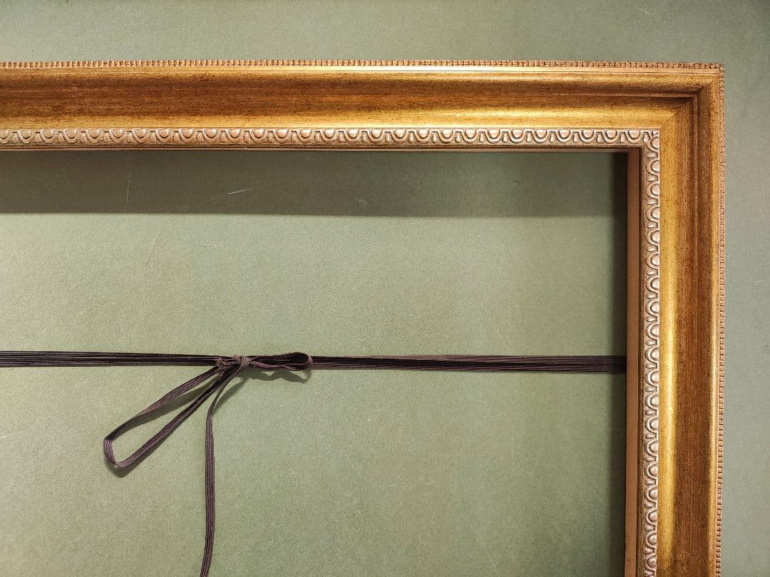 F30号 額縁 ゴールド 枠幅約8cm【白日会・創元展・示現会】公募展・個展用