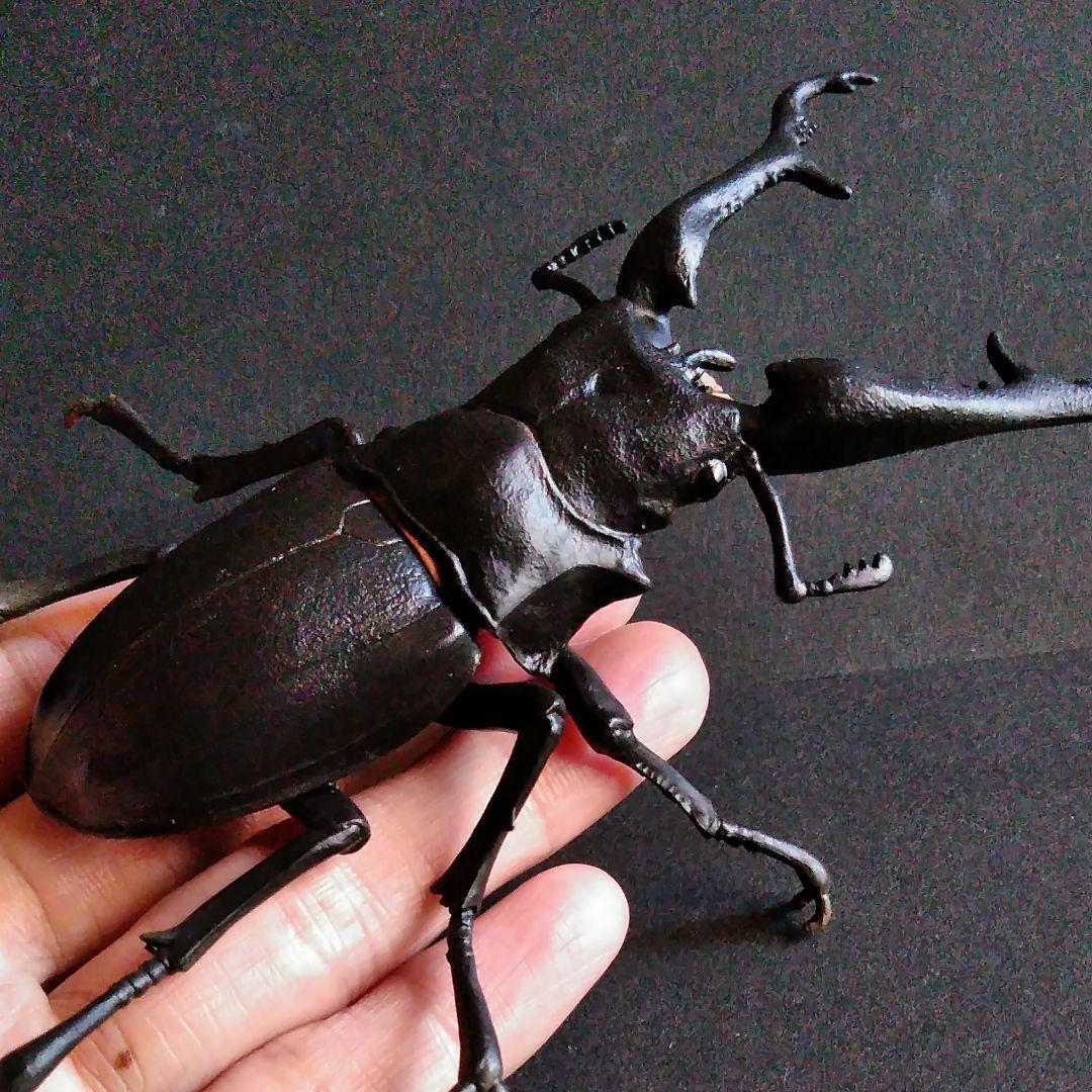 昆虫　フィギア　クワガタ　原寸大モデル