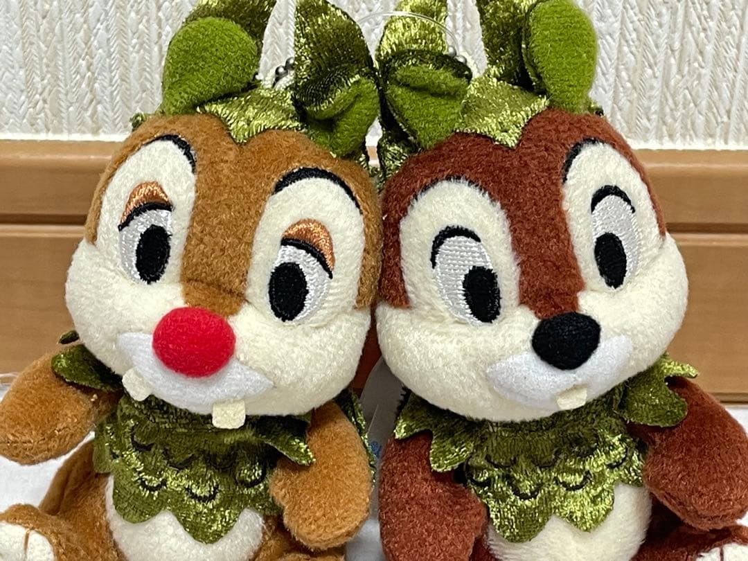 【未使用】ディズニーランド チップとデール ぬいぐるみ ハロウィン限定 タグ付き