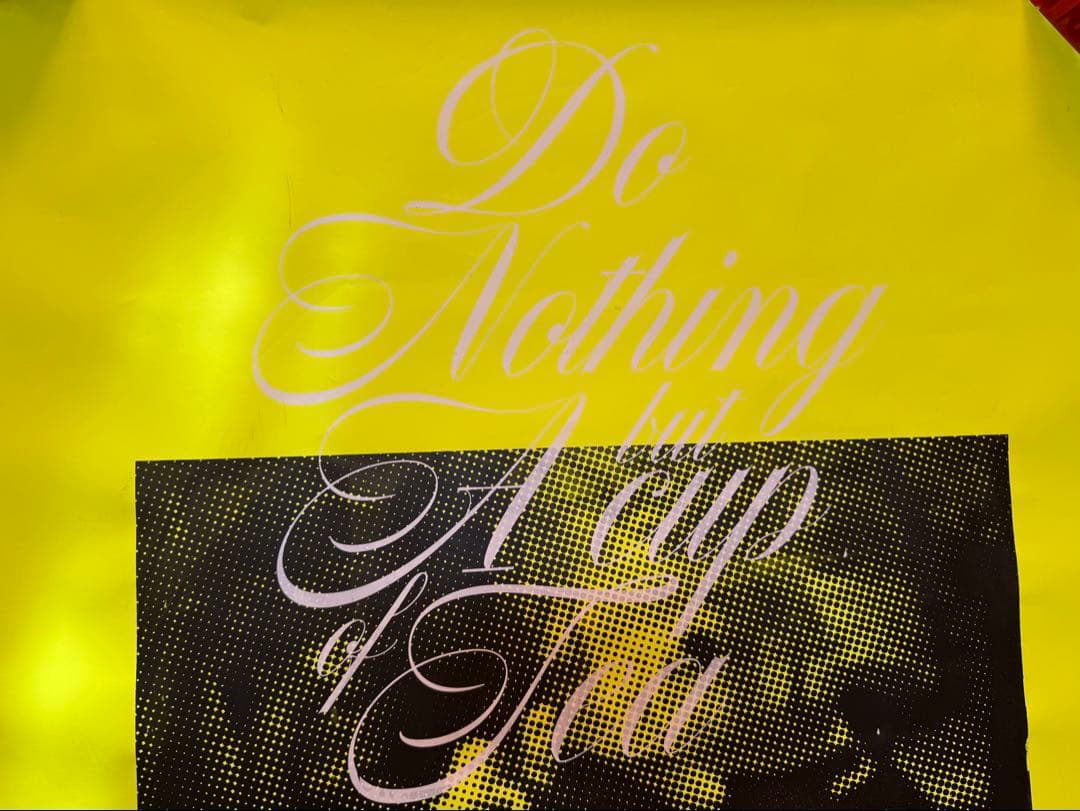 Do Nothing Congress ポスター 手刷り 藤原ヒロシ